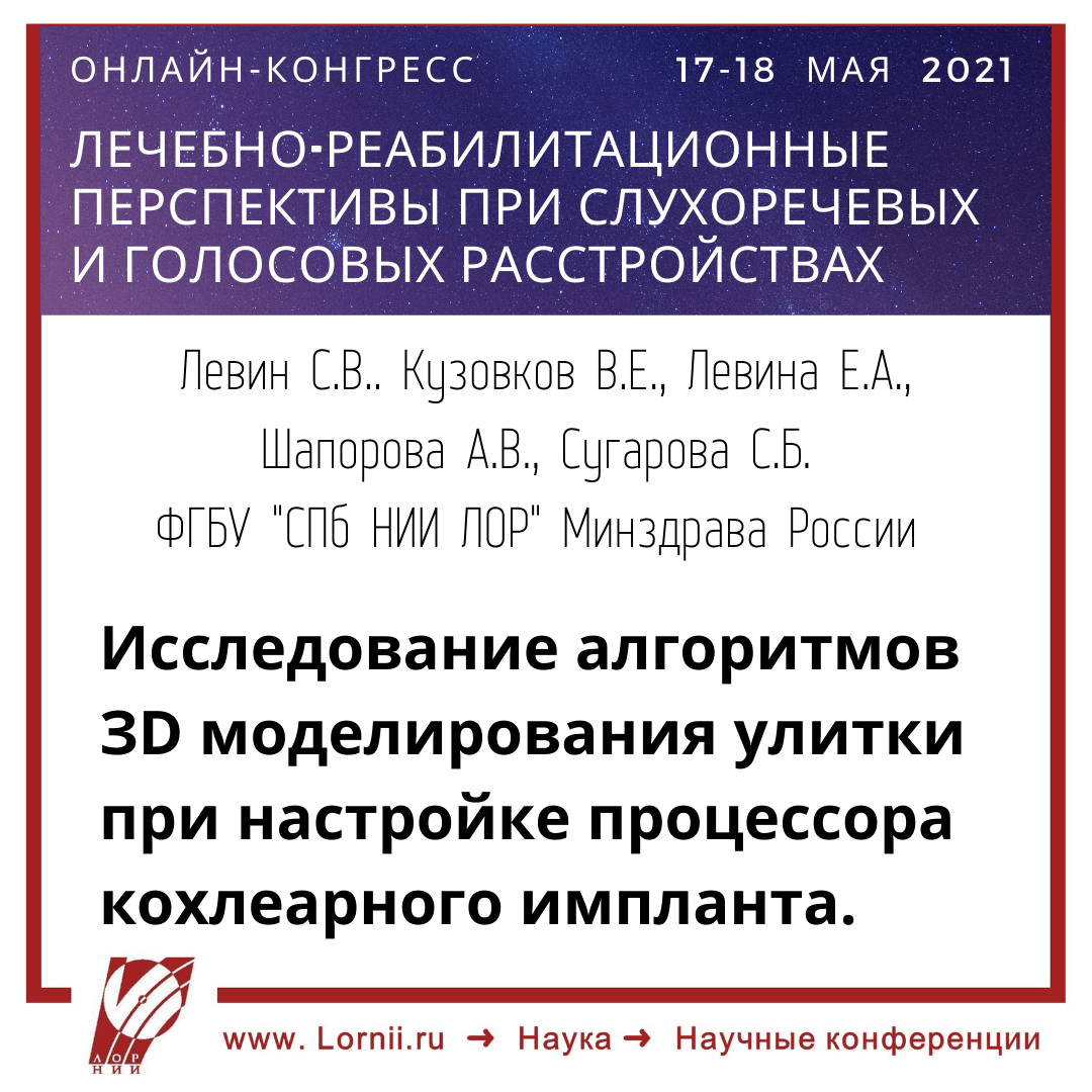 Лечебно-реабилитационные перспективы при слухоречевых и голосовых расстройствах