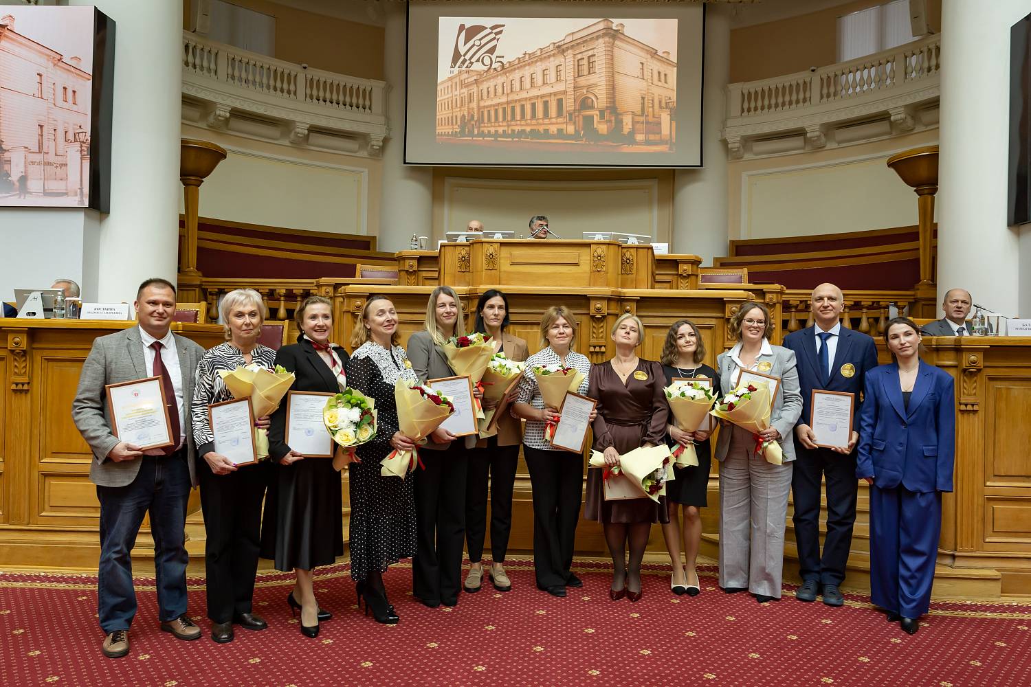 Торжественное мероприятие, посвященное 95-летнему юбилею в Таврическом дворце