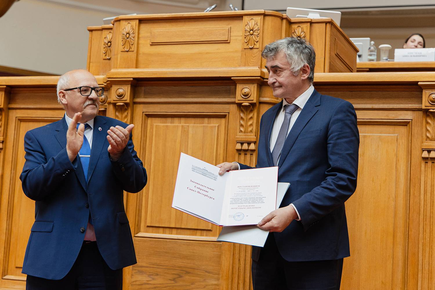 Торжественное мероприятие, посвященное 95-летнему юбилею в Таврическом дворце